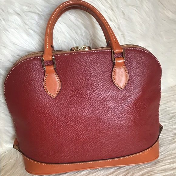 Dooney & Bourke zip zip pebble leather satchel - Picture 3 of 16